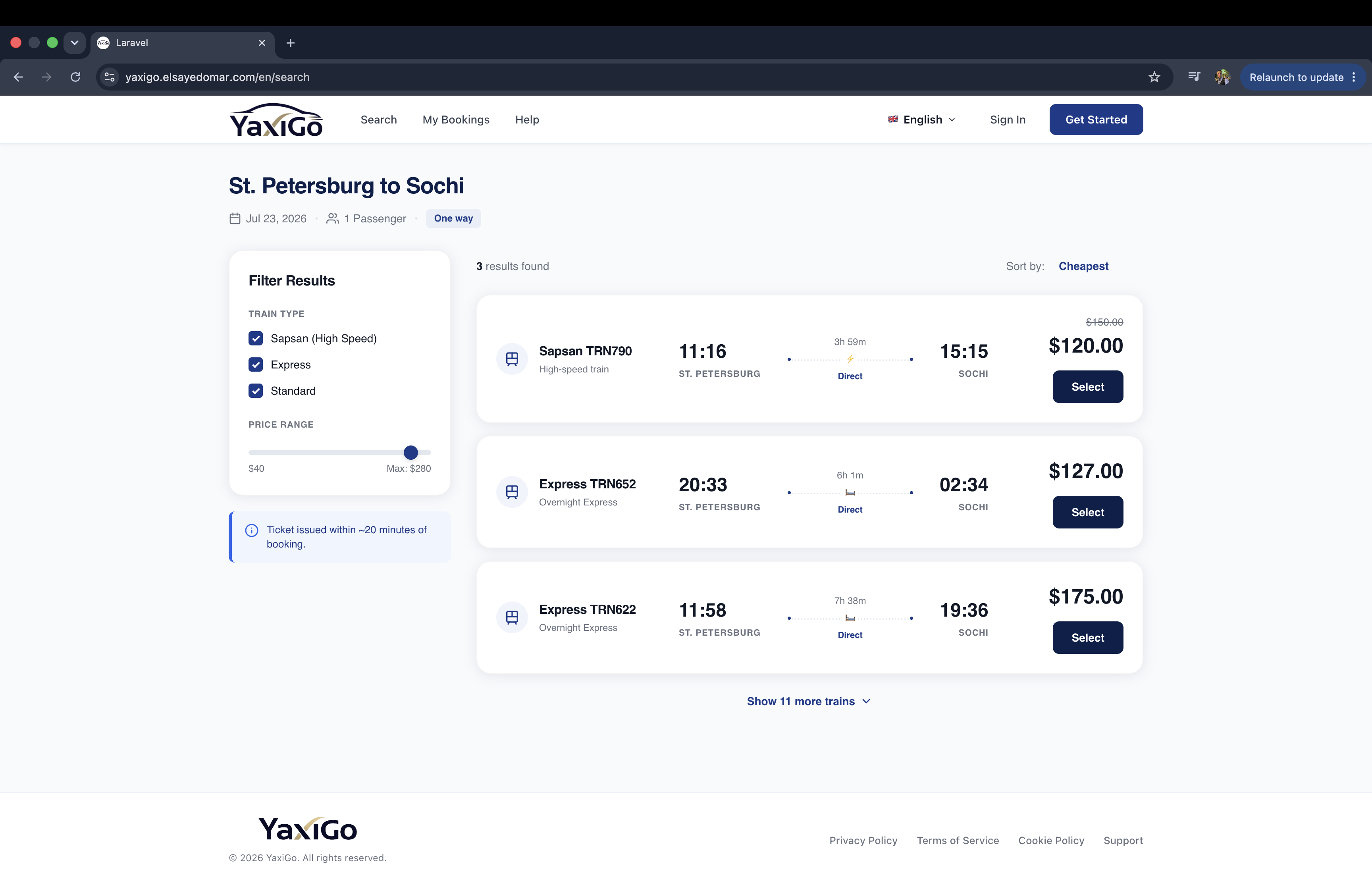 YaxiGo – International Travel Booking Platform